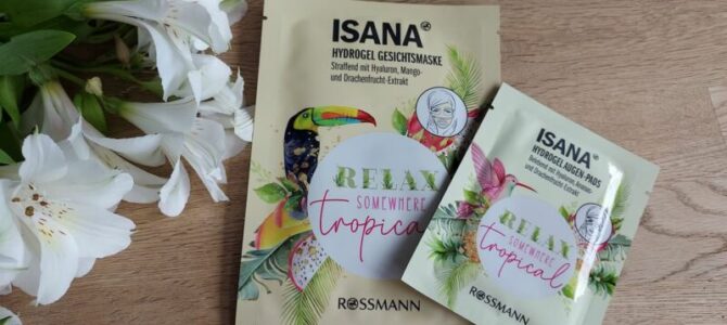 Masky na tvář a oční okolí Relax – Isana