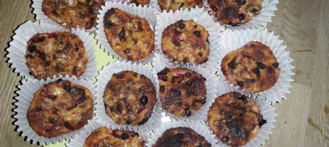 Muffiny s jablky a rybízem podle Stáni – recept