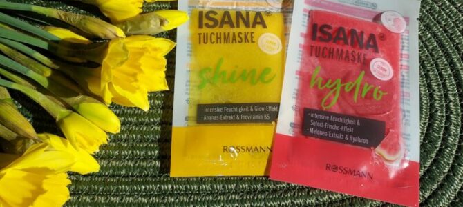 Ovocné plátýnkové masky Isana – recenze
