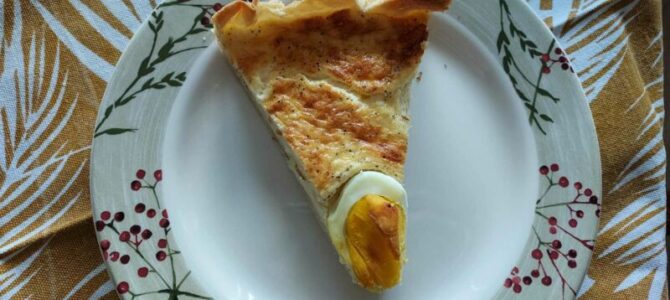 Sýrový koláč s vejci – recept