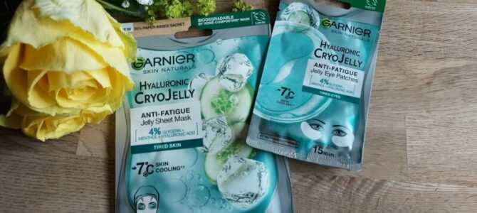 Garnier Hyaluronic Cryo Jelly plátýnkové masky – recenze