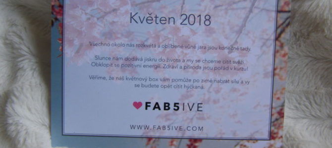 Fab5ive box: květen 2018