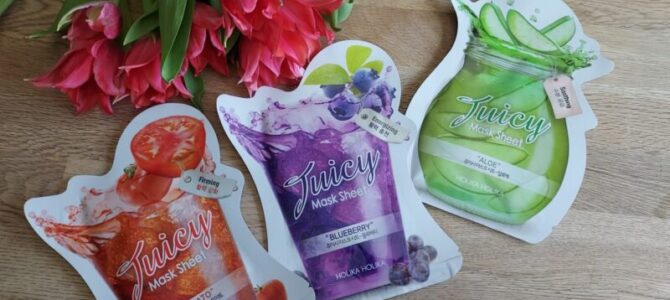 Plátýnkové masky Juicy od Holika Holika – recenze