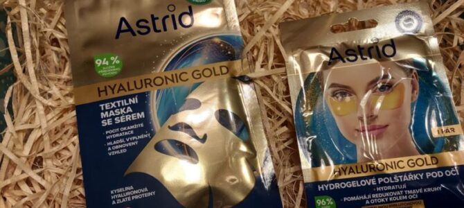 Astrid: Hyaluronic Gold masky – recenze